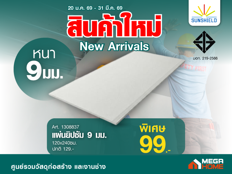 ฝ้าบอร์ด สินค้าใหม่